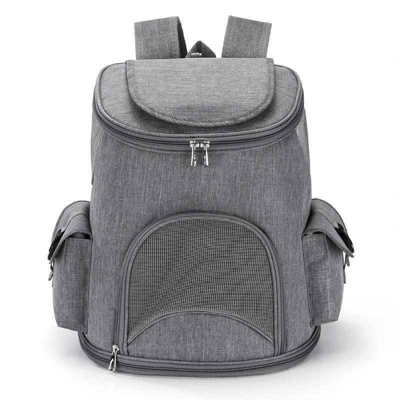 Portable Outdoor Pet Backpack: Large Capacity, Breathable Dog & Cat Bag