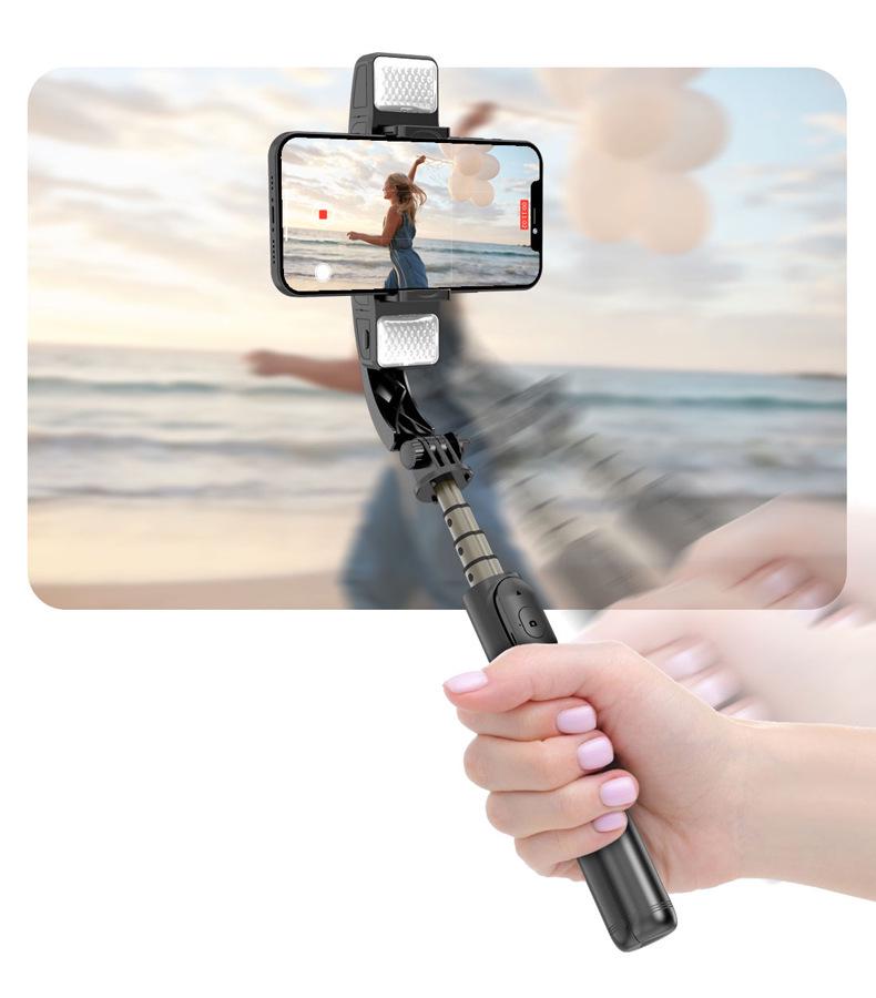 ZACH 360° Selfie Stick & Gimbal Stabilizer with Dual Fill Light