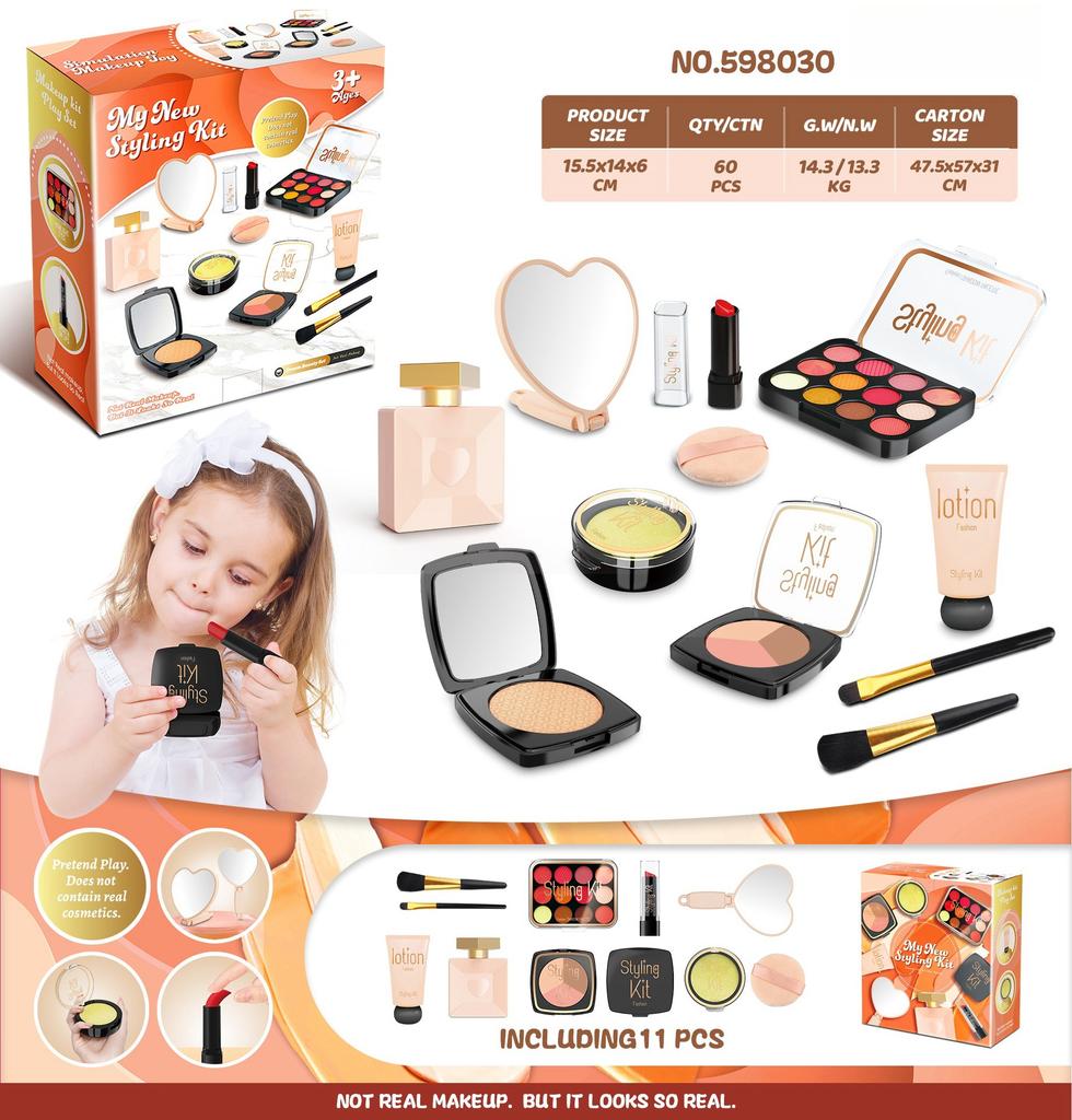Children'S Play House Simulation Makeup Toys Girls Makeup Sets Cannot Be Smeared