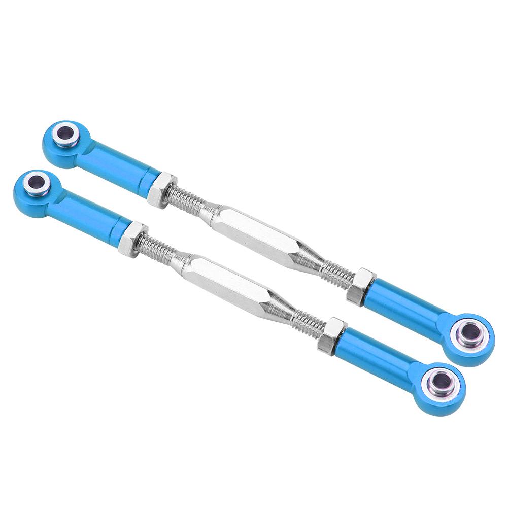 Aluminium Alloy Steering Linkage Rods for Traxxas Slash 110 Scale RC Truck (Blue)