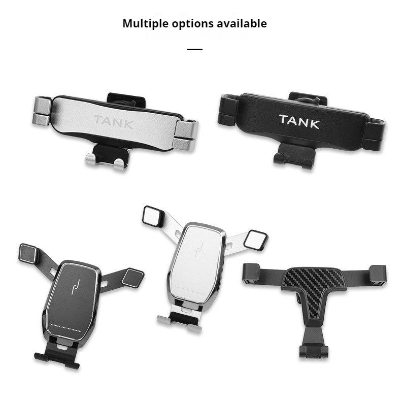 For Tank 500 Hi4T Hi4Z 2022‑2026 Clip‑on Car Phone Holder Snap‑in Mobile Stand Interior Practical Car Accessories