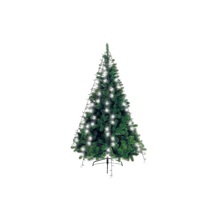 Illuminations de Noël - WAYS - Mât - 120 LED - Hauteur 200 cm - Blanc chaud