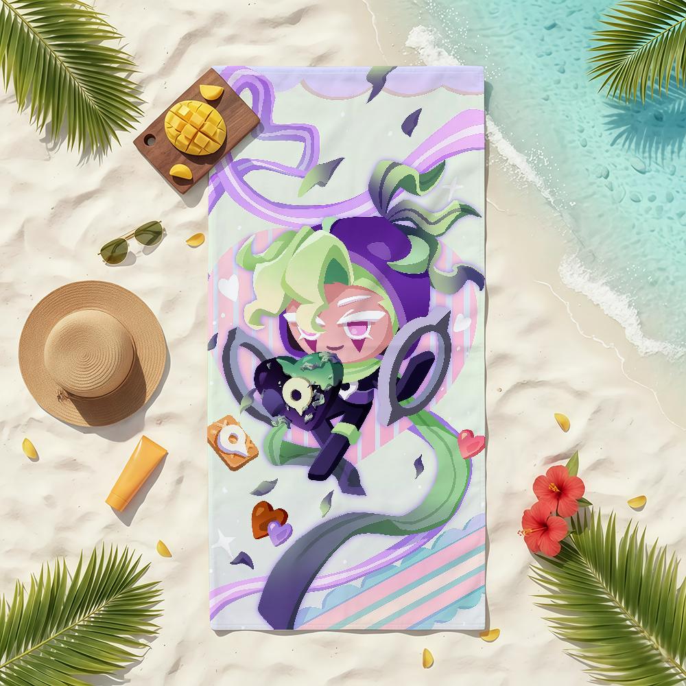 Game C-Cookie cartoon Run K-KingdomS Towel Soft Pool Gift For Travel Gym Shower Camping Quick Dry Sports Beach Towels