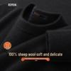 Men's 100% Merino Wool Round Neck Sweater