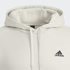 Adidas Logo Fleece-Lined Sports Pullover Hoodie Men Tops Beige HG1841