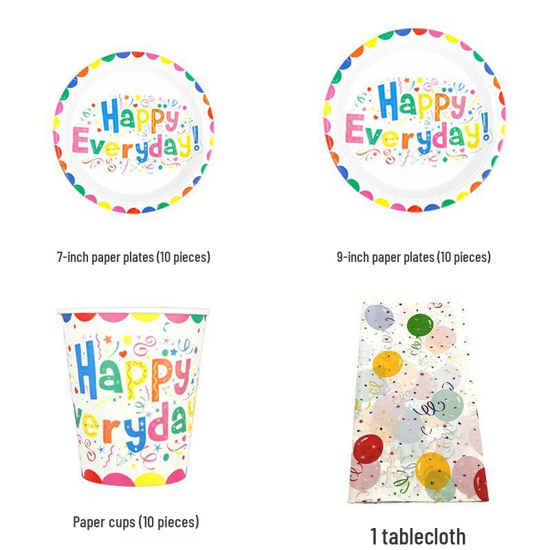 Rectangular Disposable Tablecloth for Birthday Parties & Outdoor Events
