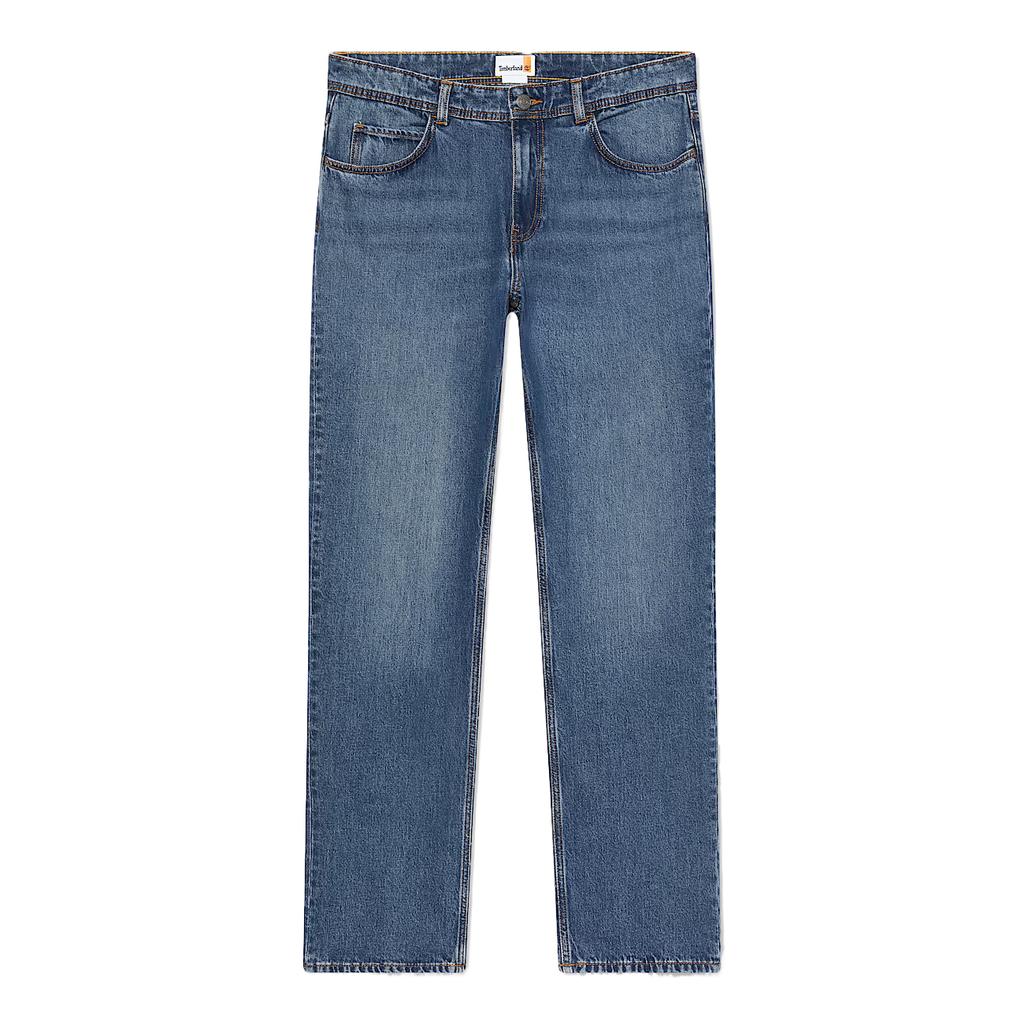 Timberland Jeans Men's Blue Moderate Straight Fit Pants TB0A6GM7A11