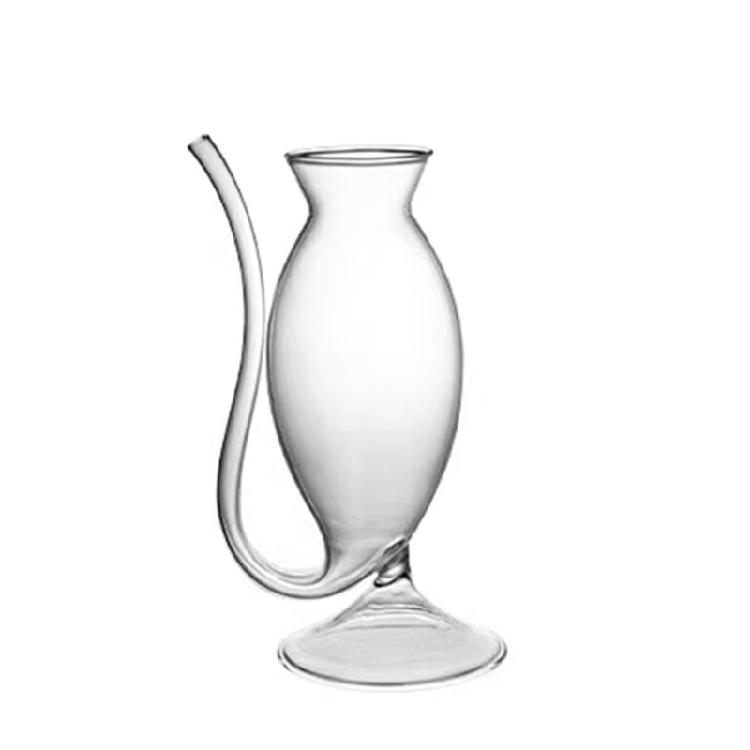 Innovative Pipe Molds Cocktails Glass Elegant Cocktails Glass with Sturdy Construction for Enhancing Drinking Experience