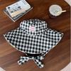 1 Brand New Double-sided Fisherman Hat, Checkered Wide Brimmed Summer Hat, Travel Sun Protection Foldable Women's Beach Hat