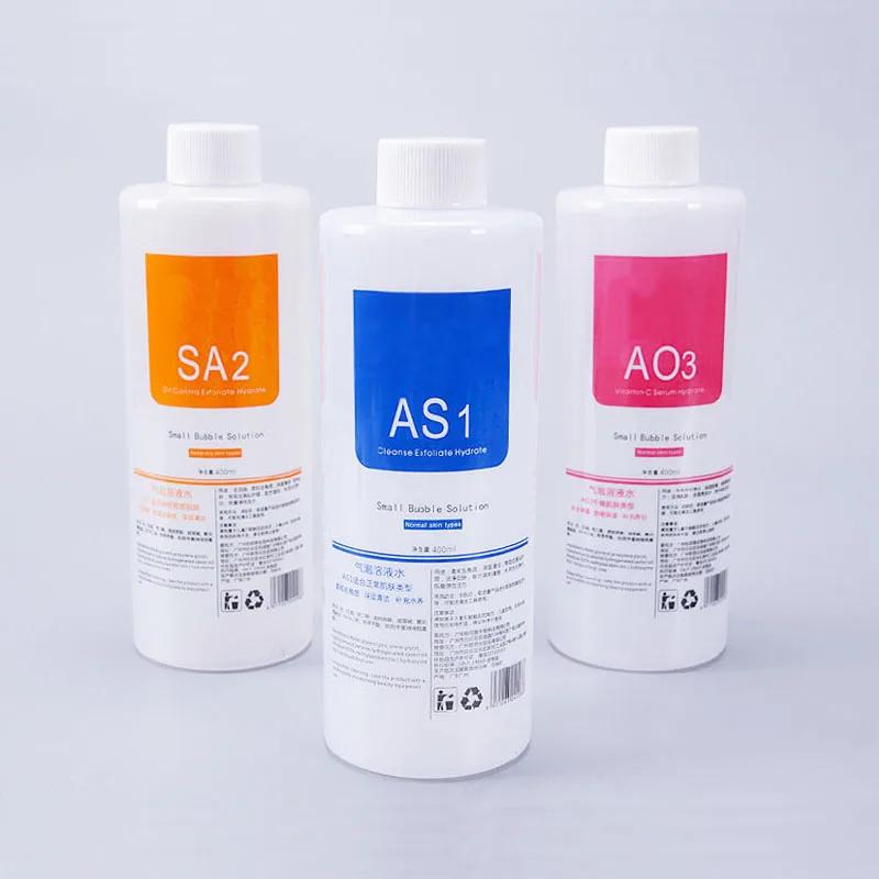 Skin Rejuvenation Moisturizing Water AS1 SA2 AO3 3pcs Aqua Peeling Solution 400ml Hydra Dermabrasion Face Clean Facial Cleansing