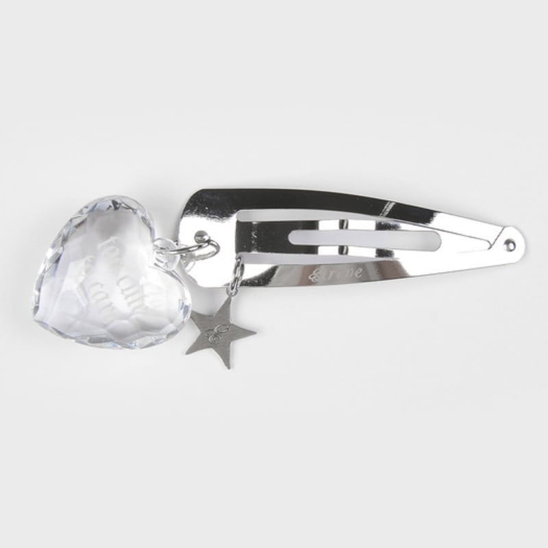 

Эйрив ТОЖЕ!! ЗАКОЛКА ДЛЯ ВОЛОС СЕРДЦЕ (ОЧИСТИТЬ) Clear (transparent)