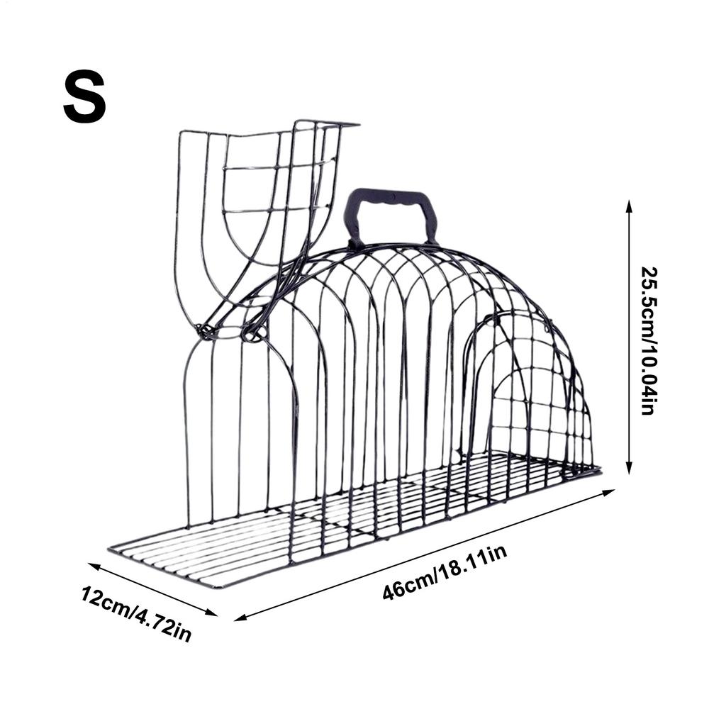 Cat Cage Anti-Scratch Grooming Cage for Cats Mesh Metal Tool for Pet Washing Grooming Travel Car Ride Home Puppy Indoor Kitten