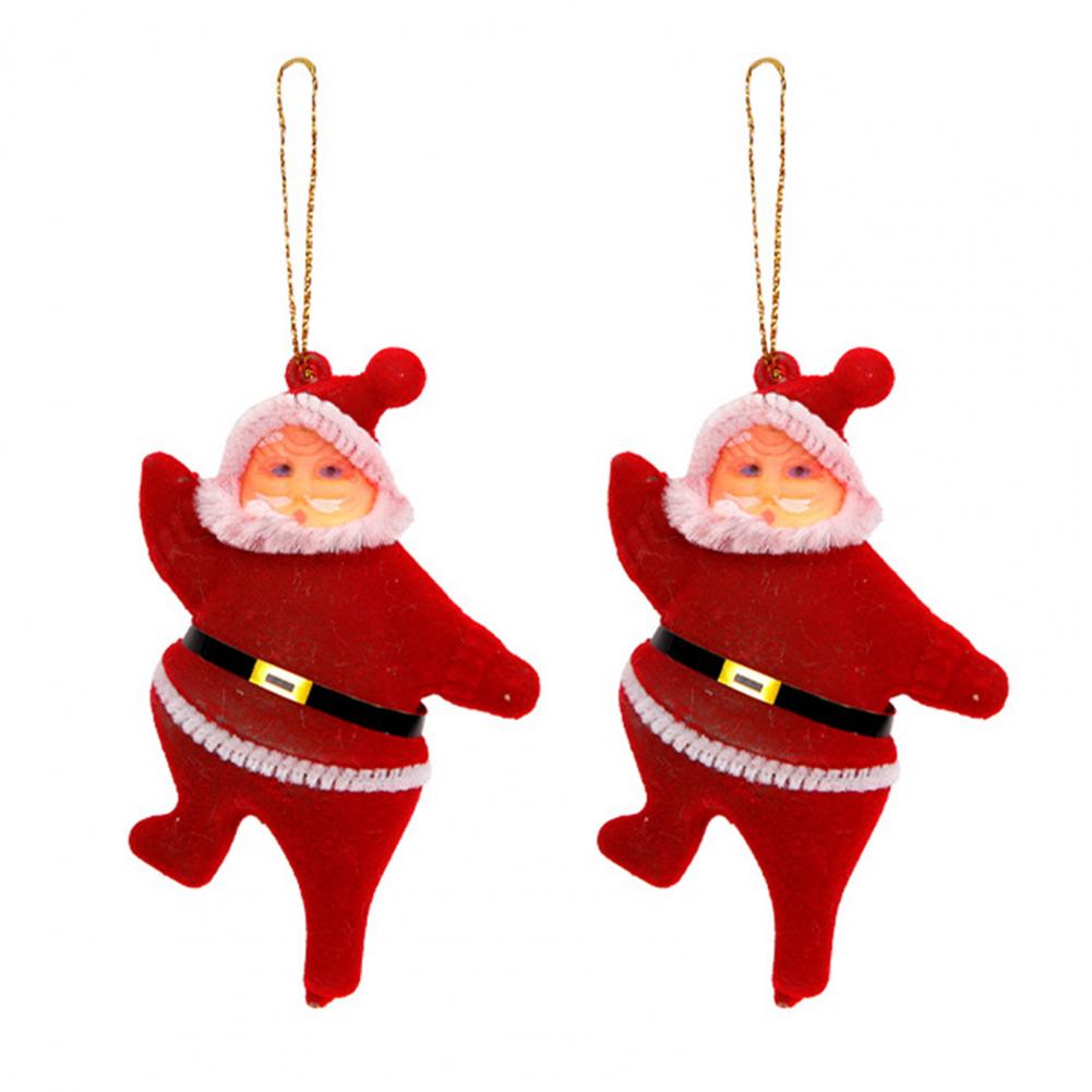 

Радостные Рождественские Украшения Рождественские Декорации Праздничные 3D Флокированные Украшения Санта-Клауса для Рождественской Елки Домашний Декор Стена