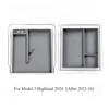 For Tesla New Model 3 Highland 2024 Central Control Storage Box Organizer Armrest Box Car Center Console Storage Silicone Pad