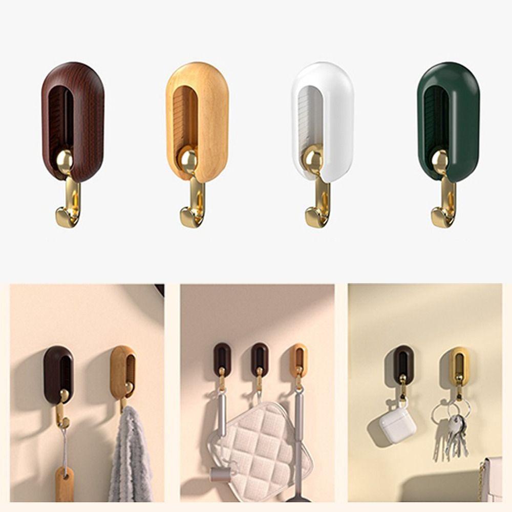 4pcs Non-Perforated Load-Bearing Hook Wall Mounted Non-Marking Hook  Home Organization