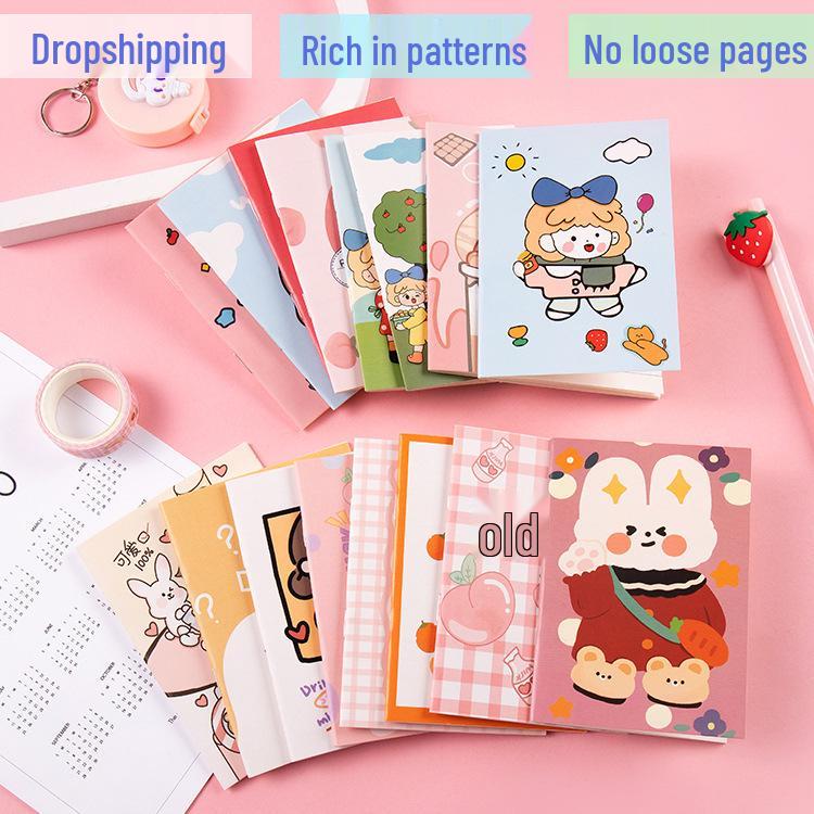 Compact Cute Softcover Mini Notepad for Students and Office Use
