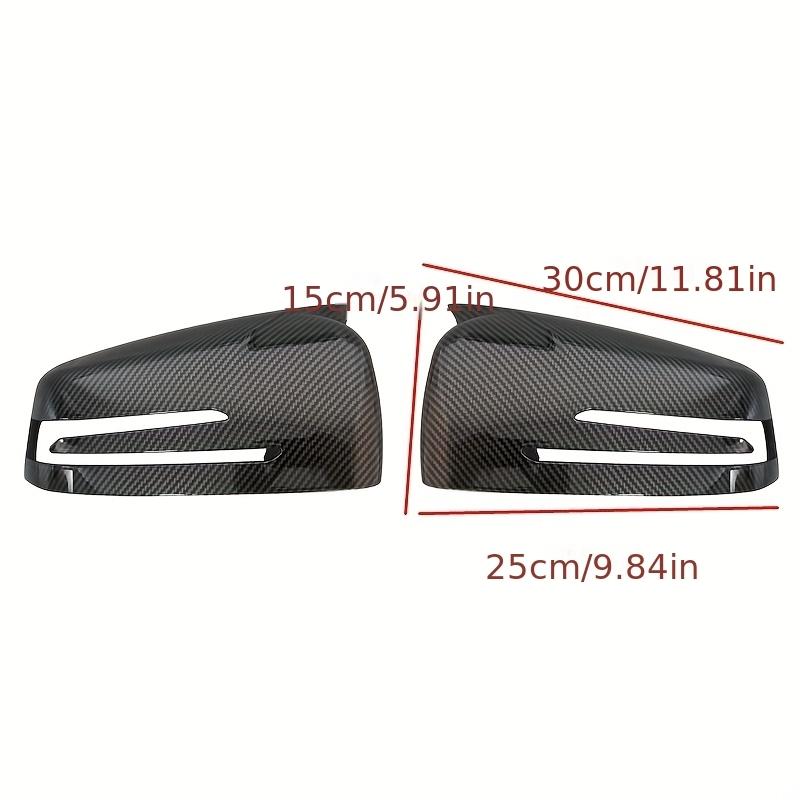 2Pieces Applicable to Mercedes-BenzW176 W246 W212 W204 C117 X204 A B C E S CLA GLA GLKLevel Rearview mirror side cover wing deco