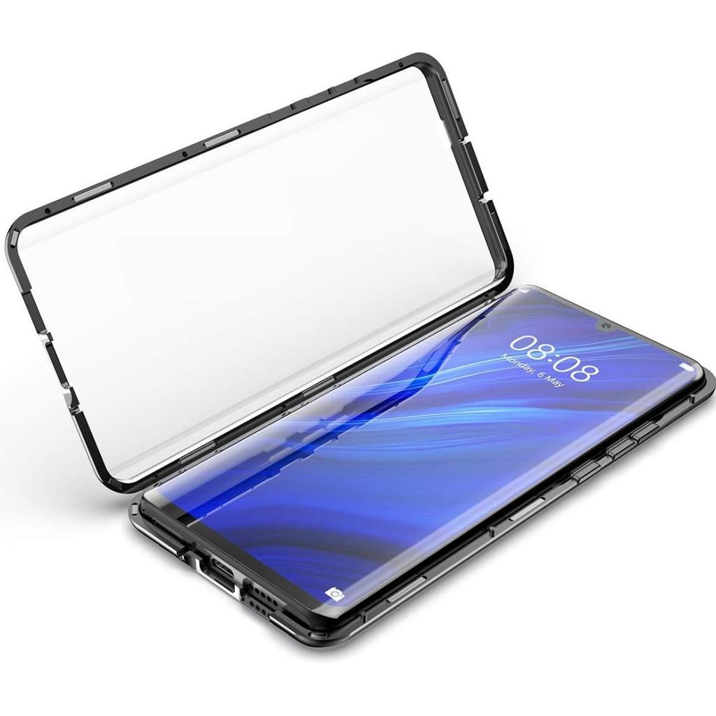 Suitable for Samsung A56 Double Sided Glass Mobile Phone Case A55 Magneto A36 Metal Magnetic Suction Full Pack Protection Case