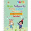 Sank Magic Practice Copybook Pen Preschools Kids Calligraphy English Verison Free Wiping Children Reusable Writing Book