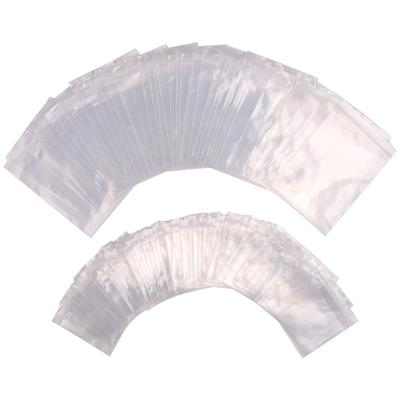 LOKIPA Zippered Poly Zipper Plastic Zipper Divided 2 100 200 Storage Clear Zipper Transparent Bag, Bag, Bag, Bag, Sizes, 6x8cm/9x13cm, Each, Total,