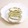 Elegant Retro Cloisonné Bracelet: Palace Style with Drip Oil Finish