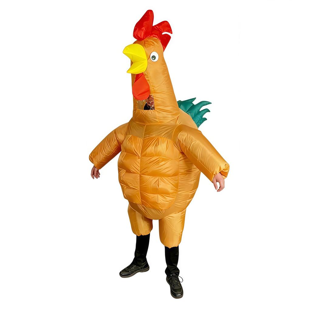 Inflatable Turkey Costume Cartoon Thanksgiving Party Stage Performance Prop Adult Kids