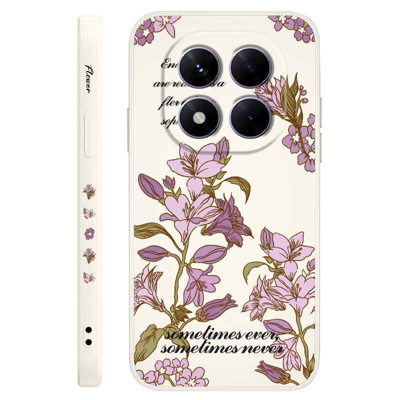 Flower Branch Phone Case For Xiaomi Poco F7 X7 X6 F6 M6 M5 M5S F5 X5 F4 X4 M4 F3 M3 X3 Pro 4G 5G GT Silicone Cover
