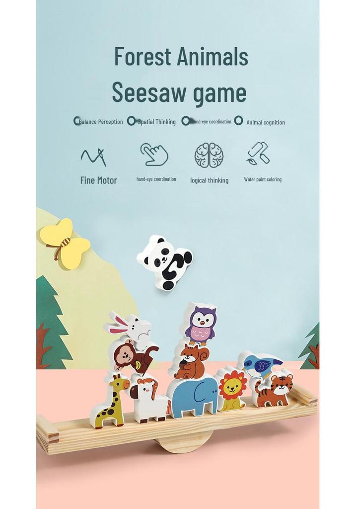 Kids' Balance Scale Toy for Math Skills and Parent-Child Interaction - Perfect Gift for Children's Day
