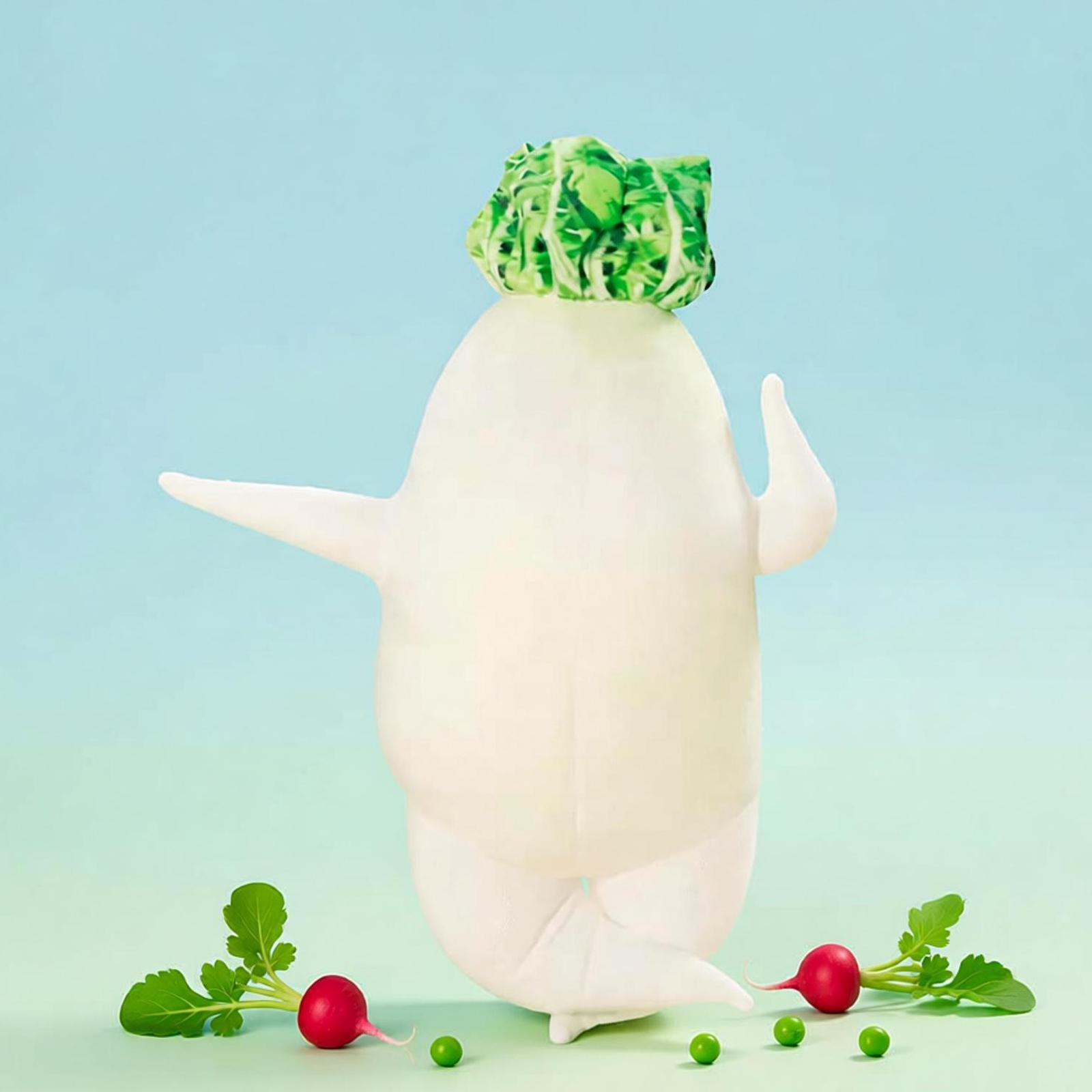 

Large, Sexy Radish Plush Toy, Perfect As A Pillow Or Cuddly Doll For Girls. One Size