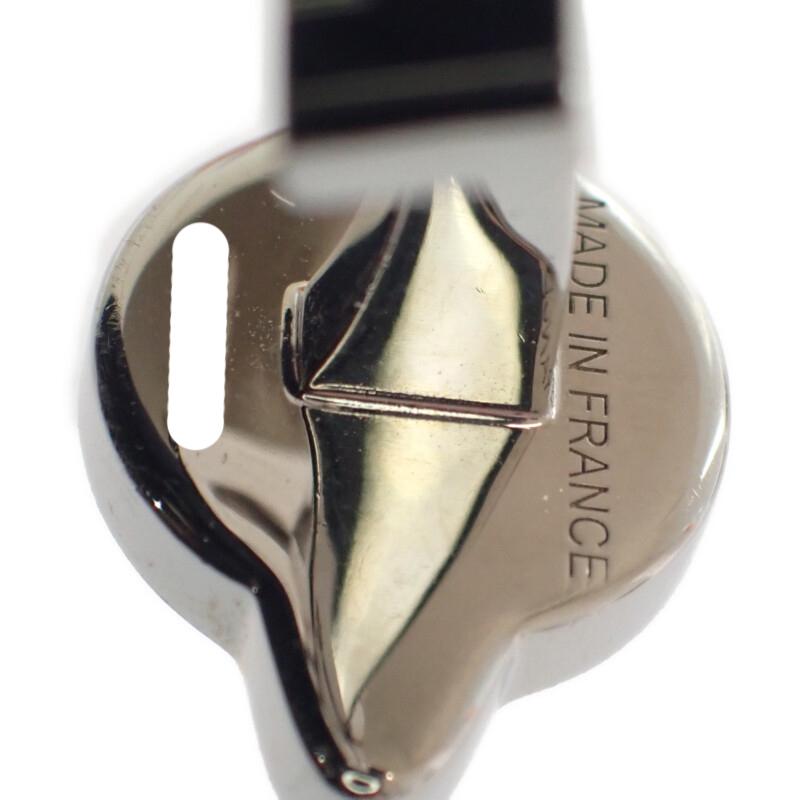 HERMES   Cuffs Silver/black Metal Mens