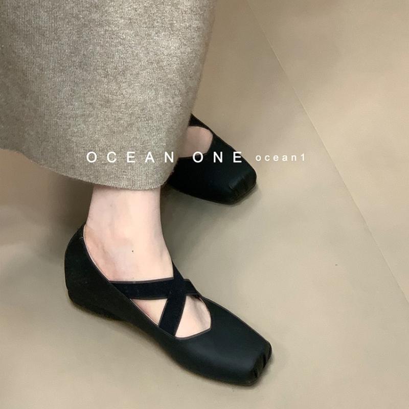 

Women s Soft Summer Shoes Women s Ballet Retro New Retro Women s Shoes Ballet Flat Soft Ballet Dance Shoes New 35 чёрный