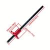 Aluminum Alloy Marking Gauge Metric Inch Woodworking Scriber Blade Type Wood Dowel Layout Marking Tool