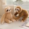 Simulated Sloth Doll Plush Toy Funny Ugly Sloth Lightning Doll Children's Zoo Souvenir