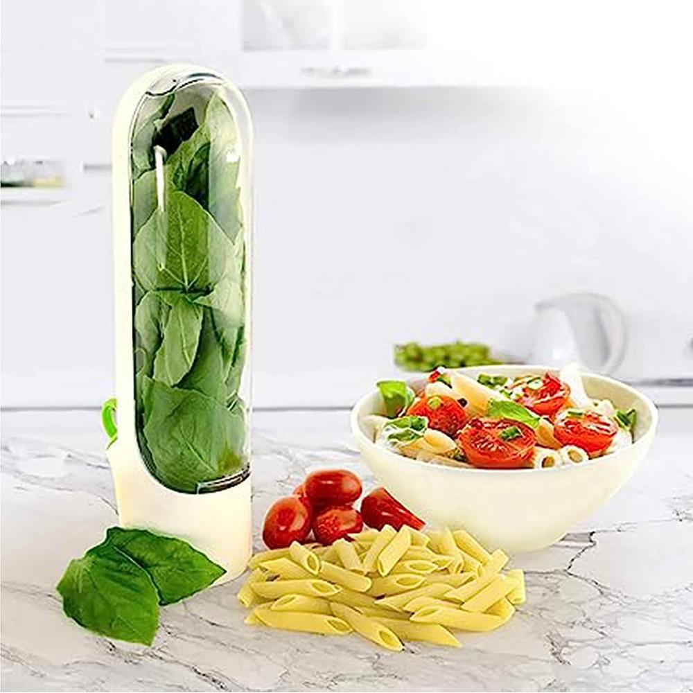Herb Saver for Refrigerator for Cilantro, Asparagus, Keeps Vegetables Fresh