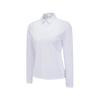 ANEW GOLF Women Solid Long Sleeve Collar T-Shirt_Wh