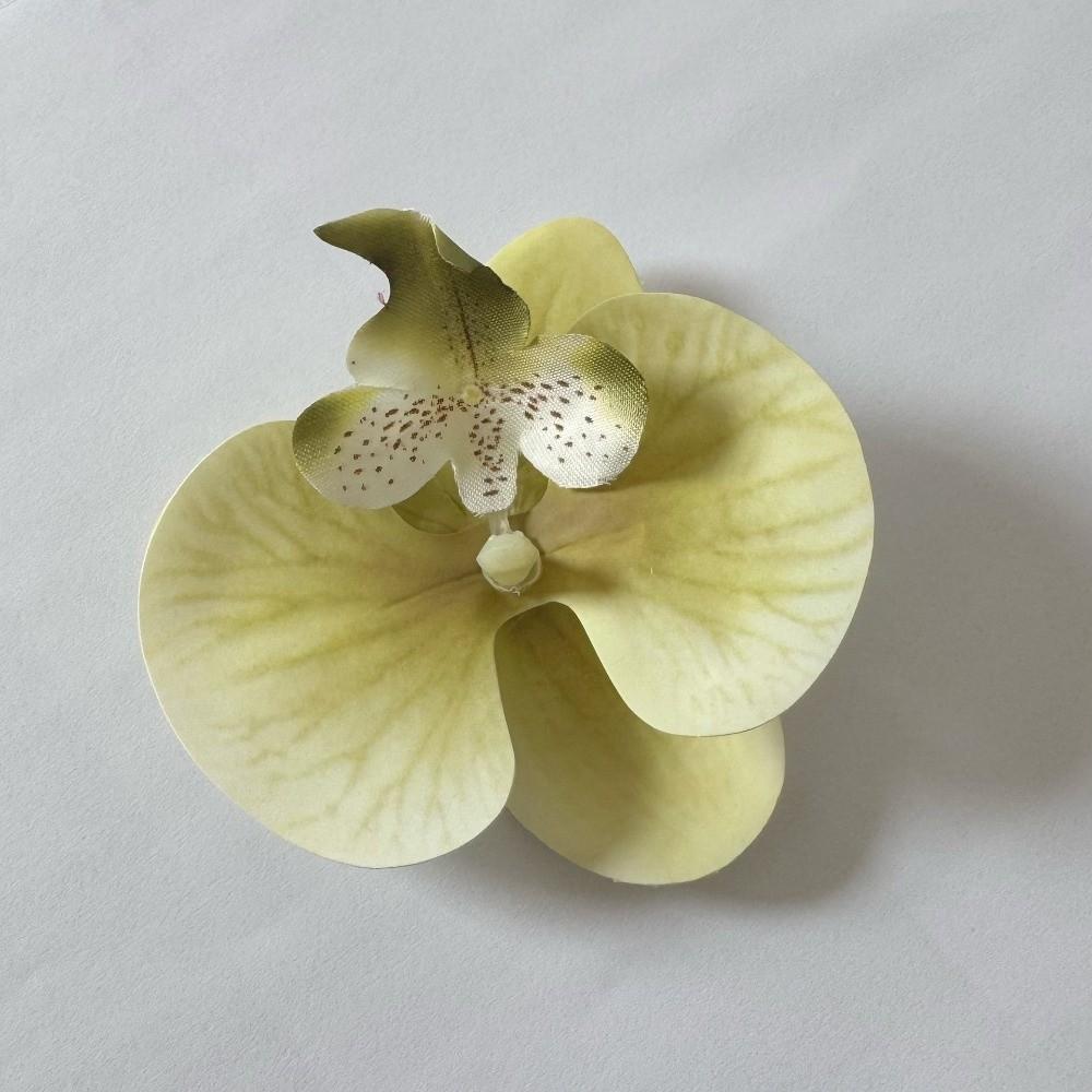 10 ks Realistická 9cm Simulovaná Motýlí Orchidej DIY Řemesla Hedvábná Motýlí Orchidej Květinová Hlavice Falešná Květinová Hlavice Svatba Ozdobná