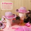 Pink Glitter Cowboy Hat Three-piece Set, Western Cowboy Glitter Cowboy Hat, Halloween Composite Cowboy Hat