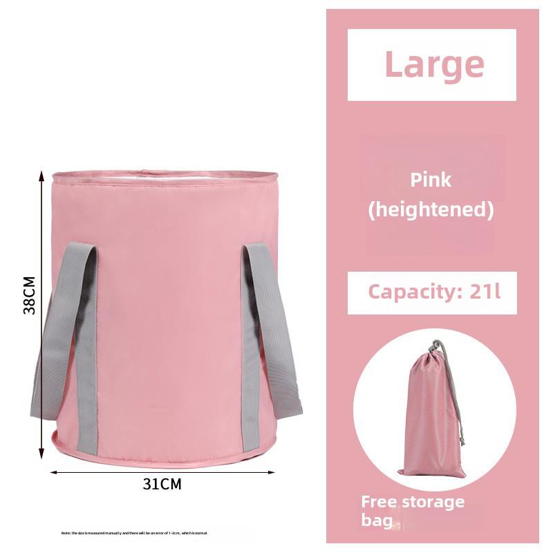 Cadă de călătorie pliabilă pentru picioare: Design portabil, izolat, extra-adânc pentru acoperirea gambelor; Soluție multifuncțională pentru baie de picioare acasă.