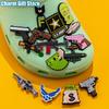 1-25 Stück Waffen Pistolen Dollar PVC Schuh Deko Zubehör Panzer Flugzeug Anhänger DIY Garten Schuh Schnalle Zubehör Party Ornament