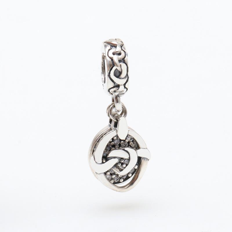 European  American Creative Knot Heart Charm - 2019 Mother s Day Style for Women