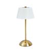 Metal Base Pleated Desk Lamp Fabric Shade Dimmable Touch Bedside Lamp USB Charging 3 Color Lights LED Night Light Bedroom