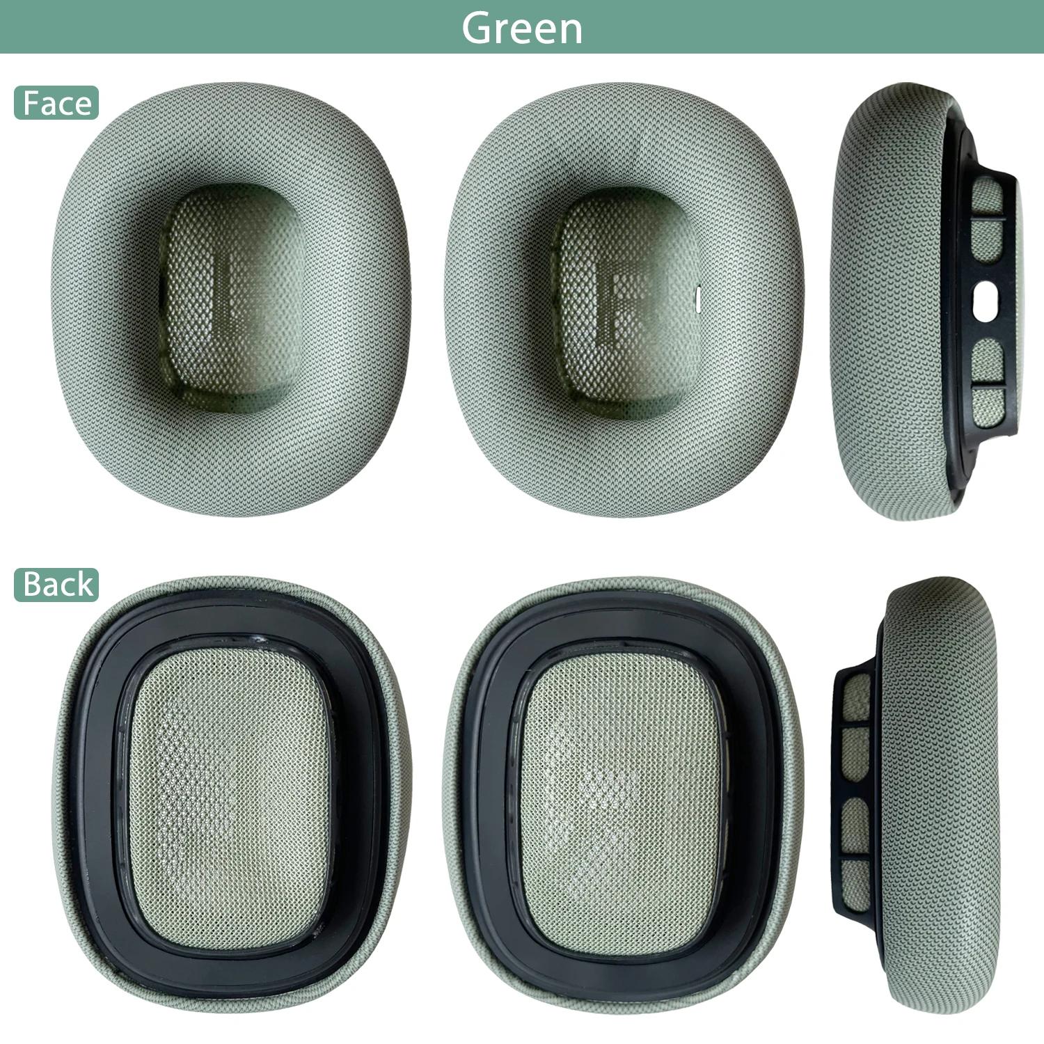 

Для Apple AirPods Max сменные кожаные амбушюры наушники с эффектом памяти зелёный