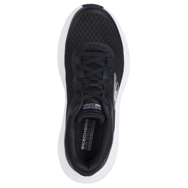 Skechers Lightweight Supportive Breathable Casual Running Shoes Women Sneaker Black 129470-BKW