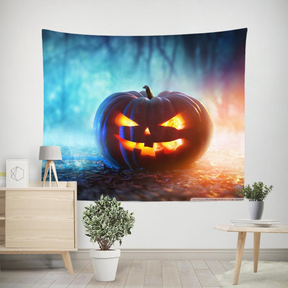 Halloween Ins Homestay Hanging Cloth Room Decoration Painting Window Scenery Tapestry Dormitory Renovation Wall Cloth