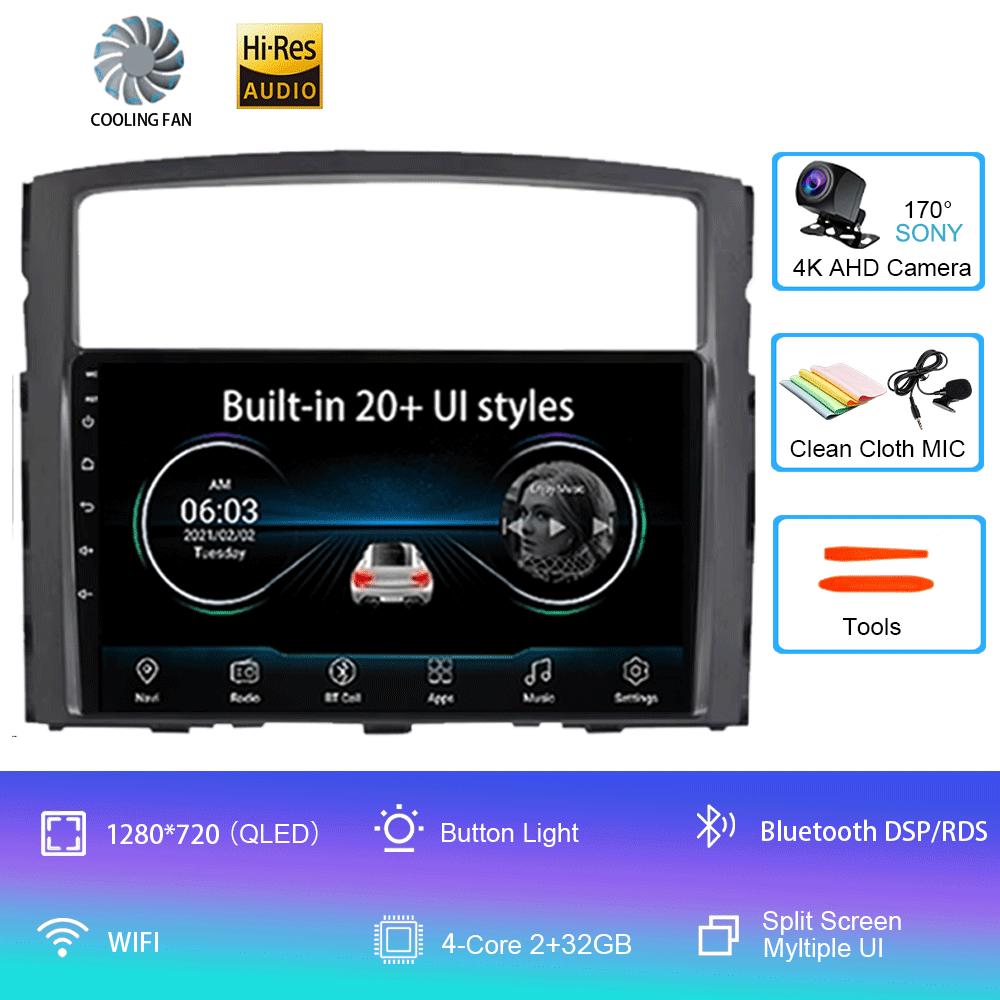 

Для Mitsubishi Pajero 4 V80 V90 2006-2014 8-ядерный 5G автомобильный радиоприемник мультимедийный видеоплеер Android 14 2 din Carplay gsp QLED DSP CHINA