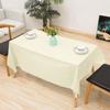 Rectangle PEVA Tablecloth Table Cloth Overlays Wedding Christmas Baby Shower Birthday Events Banquet Decor Home Dining Table