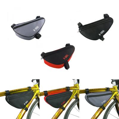 Cycling Bike Bicycle Front Tube Frame Pouch Bags Holder Saddle Pannier