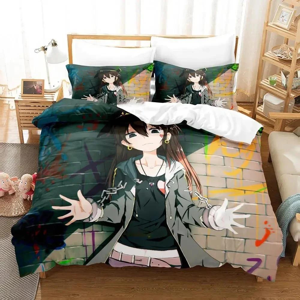 Anime Pixiv Fantasia T Bedding Set Duvet Cover Bed Set Quilt Cover Pillowcase Comforter King Queen Size Boys Adult Bedding Set