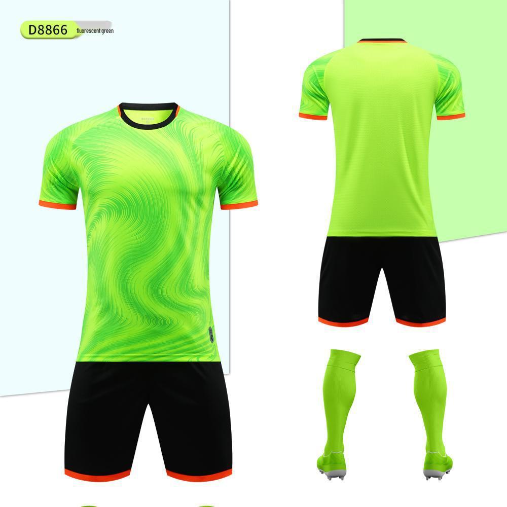 Conjunto de Entrenamiento y Competición de Fútbol de Secado Rápido para Adultos y Estudiantes