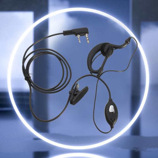 Căști radio cu design cu clemă microfon Sensibilitate ridicată Calitate bună a sunetului Peste ureche Comunicare fluidă 50dB 2 pini Walkie-talkie